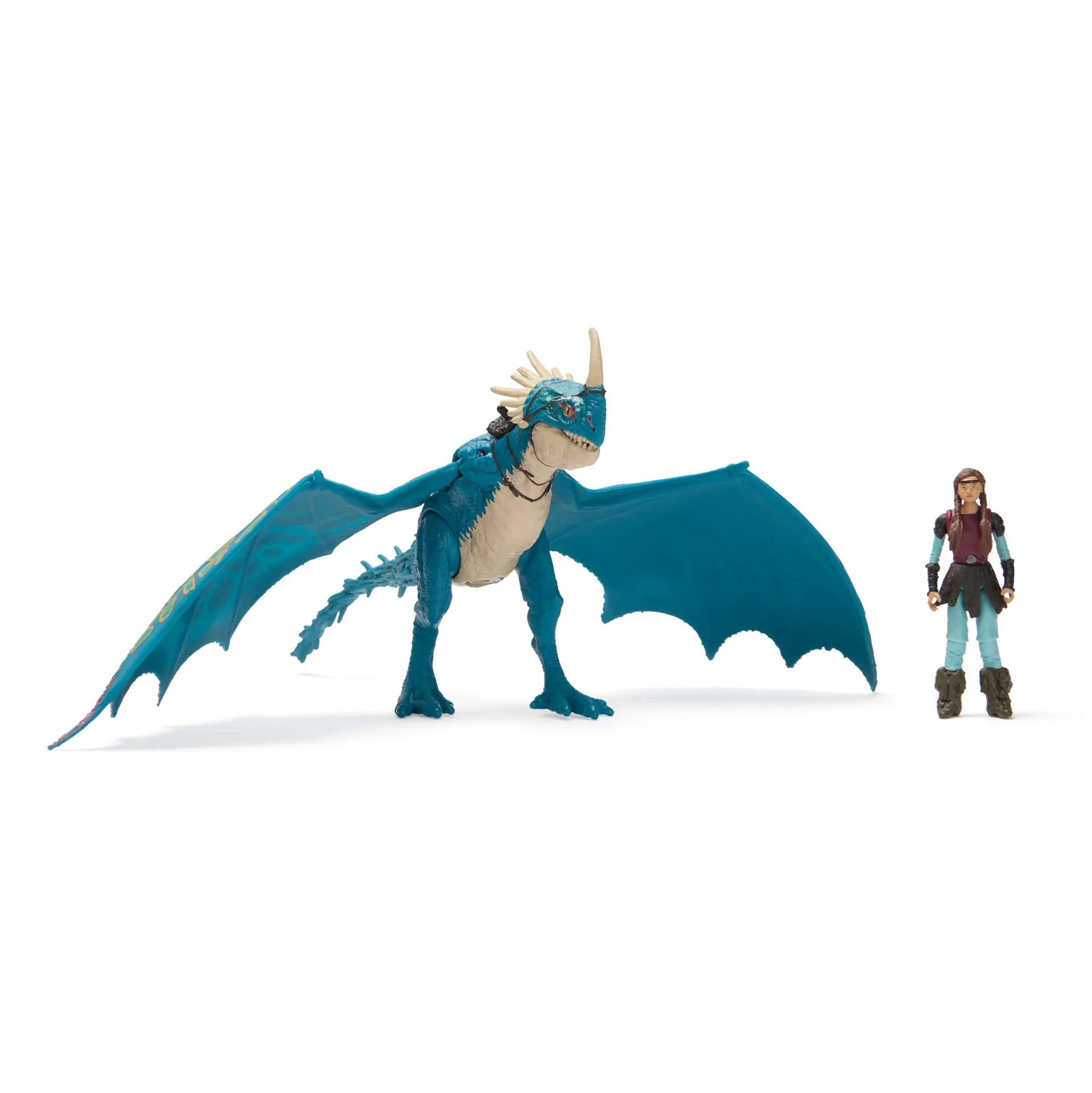 DreamWorks Dragons Drachenzähmen leicht gemacht - Wikinger & Drachen Actionfiguren-Set, Sturmpfeil & Astrid – Bild 2