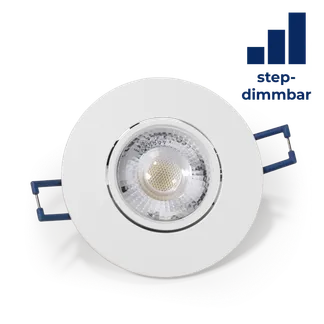 LED-Einbauleuchte McShine “EL-313D“ 4,5W, 450Lumen, 3000K, step-dimmbar LED-Einbauleuchte McShine “EL-313D“ 4,5W, 450Lumen, 3000K, step-dimmbar
