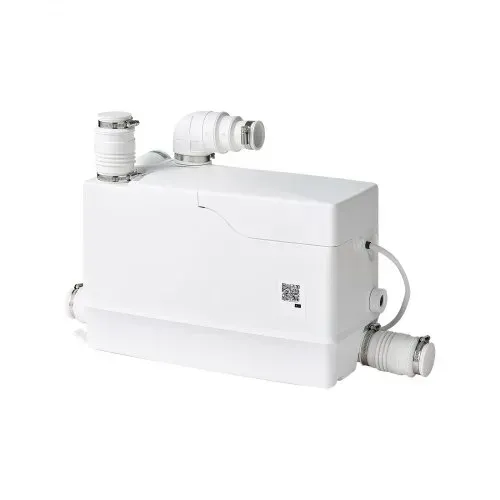 VEVOR Hebeanlage 800 W 12000 L/h Abwasserhebeanlage mit 10 m Förderhöhe, Abwasserpumpe mit 3 Einlässen zur Abwasserentsorgung in Keller Küche Spüle Dusche Badewanne und Waschküche – Bild 8
