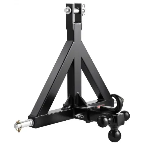 VEVOR 3-Punkt-Anhängerkupplung, 5,08 cm Empfänger, Dreipunktaufnahme mit 3 Anhängerkugeln, Traktor-Deichseladapter, kompatibel mit Kubota, Mahindra, Ford, Yanmar, John Deere, Massey Ferguson – Bild 9