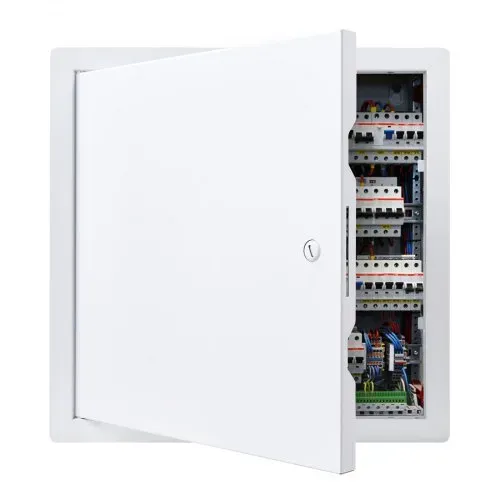 VEVOR Revisionsklappe Trockenbau 337 x 337 mm, Revisionstür aus Verzinktem Stahl mit Schlitzverschluss, Wartungsklappe für Deckenmontage (Sanitär & Elektro), Einbaumaß 315 x 315 mm Inspektionsklappe VEVOR Revisionsklappe Trockenbau 337 x 337 mm, Revisionstür aus Verzinktem Stahl mit Schlitzverschluss, Wartungsklappe für Deckenmontage (Sanitär & Elektro), Einbaumaß 315 x 315 mm Inspektionsklappe