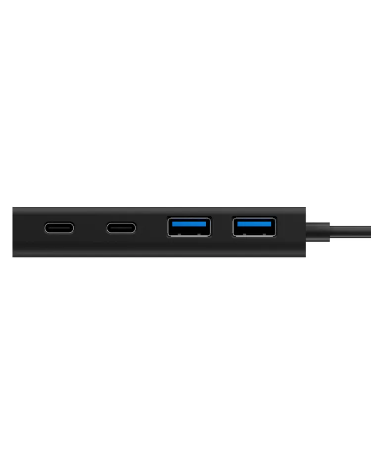 ICY BOX IB-HUB1426-U3, USB 3.2 Gen 1 Hub Type-A zu 2x Type-C® und 2x Type-A USB Anschlüssen – Bild 4
