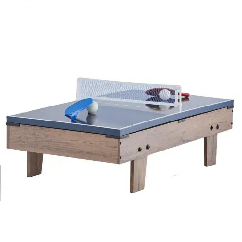 VEVOR 4 in 1 Kombi-Spieltisch-Set Airhockey-Tisch (81 cm), Multi-Kombinationstisch mit Pool-Billard & Hockey & Tischfußball & Pingpong & Pushern & Pucks, für Kinder Familienspielzimmer Büro – Bild 9