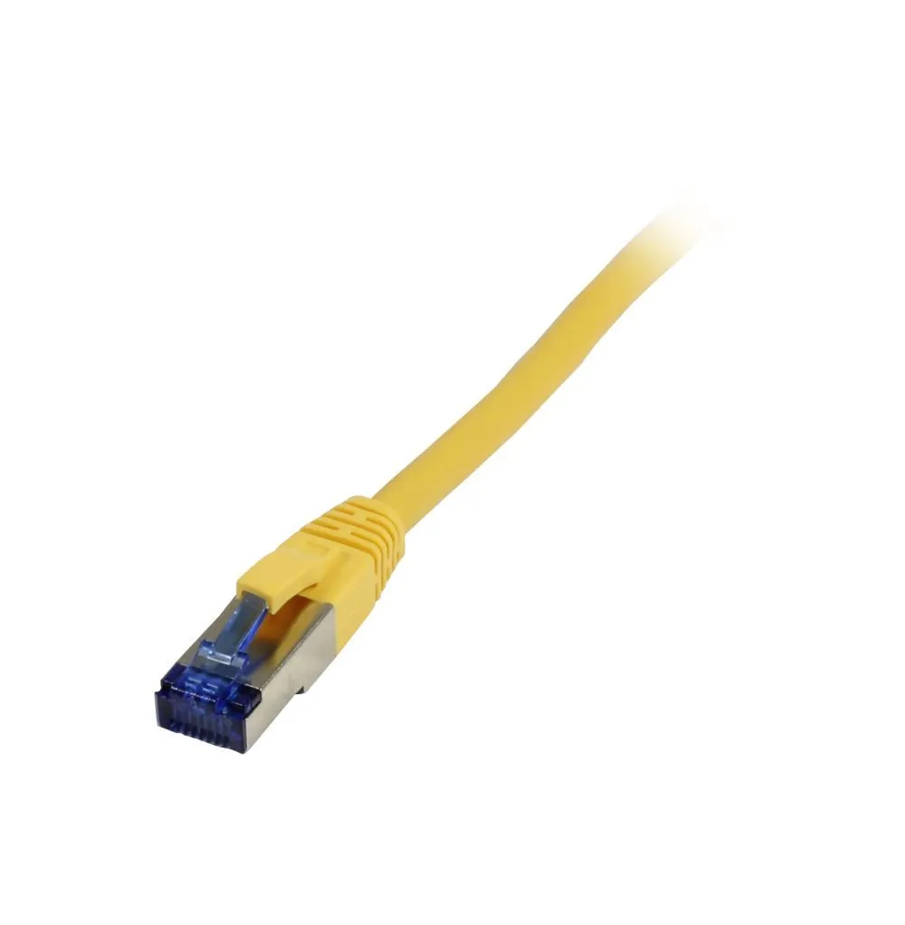 Patchkabel RJ45, CAT6A 500Mhz, 1.5m, gelb, S-STP(S/FTP), TPE/LSZH(Superflex), AWG26, Synergy 21 Patchkabel RJ45, CAT6A 500Mhz, 1.5m, gelb, S-STP(S/FTP), TPE/LSZH(Superflex), AWG26, Synergy 21