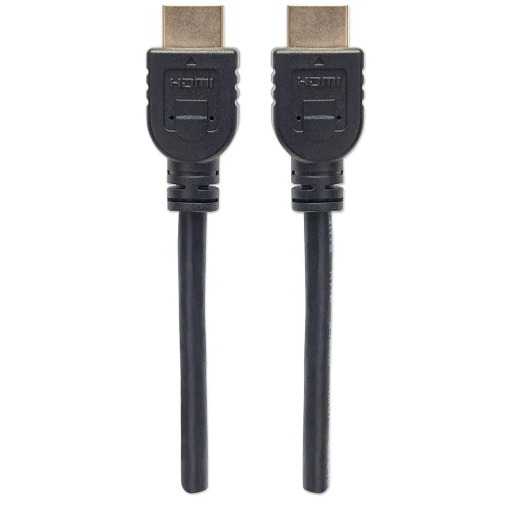 Manhattan High Speed HDMI-Kabel mit Ethernet-Kanal, CL3-zertifiziert für Wandinstallationen, HEC, ARC, 3D, 4K@60Hz, CL3, HDMI-Stecker auf HDMI-Stecker, geschirmt, schwarz, 5 m – Bild 4