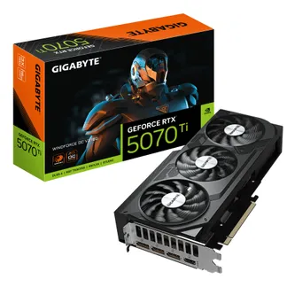 GIGABYTE GeForce RTX 5070 Ti WINDFORCE OC V2 16G Grafikkarte – 16GB GDDR6, 256bit, PCI-E 5.0, 2497 MHz GPU-Takt, 3 x DisplayPort, 1 x HDMI, GV-N507TWF3OCV2-16GD GIGABYTE GeForce RTX 5070 Ti WINDFORCE OC V2 16G Grafikkarte – 16GB GDDR6, 256bit, PCI-E 5.0, 2497 MHz GPU-Takt, 3 x DisplayPort, 1 x HDMI, GV-N507TWF3OCV2-16GD