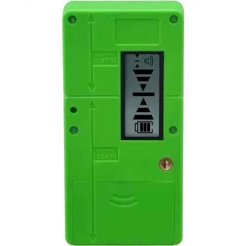 VEVOR Professional Laserempfänger 60m Reichweite Laserdetektor für Puls-Kreuzlinienlaser ±1,5mm Nivellierbereich 1,5-V-Batterien 20 Stunden Betriebszeit doppelte LCD-Display mit Hintergrundbeleuchtung – Bild 8