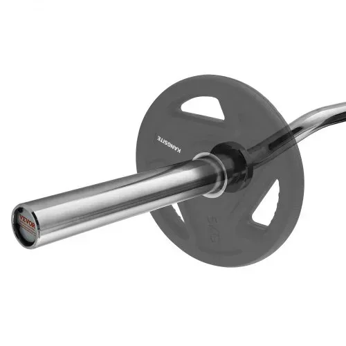 VEVOR Gewichtsstange Hantelstange 2210 mm Gesamtlänge, Langhantel Gewichtsstab Aufbewahrungsständer 675 kg Tragfähigkeit, Curlhantelstangen Gewichtsstange Stahl, Langhantelset, Krafttraining – Bild 9