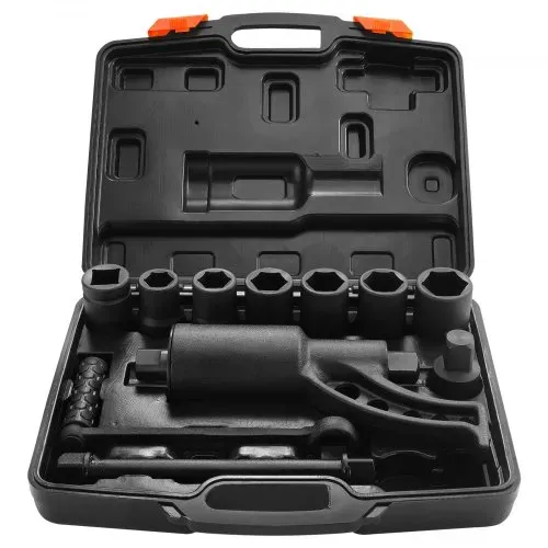VEVOR Drehmomentvervielfältiger 6800 Nm, Drehmoment Verstärker 1:64, Drehmomentverstärker 25,4 x 25,4 mm, Drehmomentverstärker Radschlüssel Set 21# Quadratisch 24/27/30/32/33/38 mm Kraftschrauber – Bild 10
