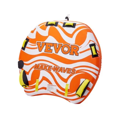 VEVOR Fun Tube Set zum Bootfahren, Aufblasbare Schleppboote für 1–2 Personen, 154 kg Wassersport-Schleppschlauch zum Ziehen von Booten – mit Flossen, doppelt genähter Nylonhülle & gepolsterten Griffen VEVOR Fun Tube Set zum Bootfahren, Aufblasbare Schleppboote für 1–2 Personen, 154 kg Wassersport-Schleppschlauch zum Ziehen von Booten – mit Flossen, doppelt genähter Nylonhülle & gepolsterten Griffen