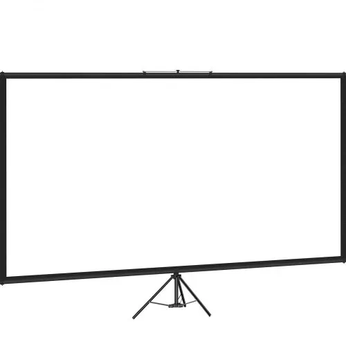 VEVOR 16:9 Beamer Leinwand 100 Zoll 4K HD Präsentationswand Stativ Projektionsfläche 227x127cm Rolloleinwand 160-Grad-Betrachtungswinkel Leinwand 200-250cm Höhenverstellbar für Heimkino Tagungsraum – Bild 8
