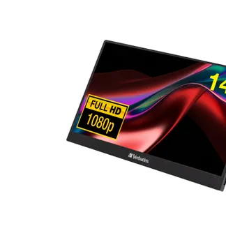 Verbatim 49590 Computerbildschirm 35,6 cm (14″) 1920 x 1080 Pixel Full HD LCD Schwarz Verbatim 49590 Computerbildschirm 35,6 cm (14″) 1920 x 1080 Pixel Full HD LCD Schwarz