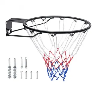 VEVOR Basketballkorb Hangring Basketballring 485 mm, Basketball Basketballring Netz 595 x 485 x 120 mm Qualität-und Sicherheitsgeprüft Indoor & Outdoor, Universal Stabiler Basketballkorb Orange VEVOR Basketballkorb Hangring Basketballring 485 mm, Basketball Basketballring Netz 595 x 485 x 120 mm Qualität-und Sicherheitsgeprüft Indoor & Outdoor, Universal Stabiler Basketballkorb Orange