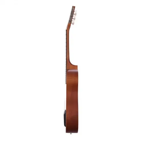 VEVOR Konzertgitarre, 900 mm, Klassikgitarren-Starterset für Anfänger, mit Nylonsaiten, Gigbag, Gurt, Stimmgerät, zusätzlichen Saiten, Plektren, Kapodaster, Sapeli & Palisander, Natur – Bild 7