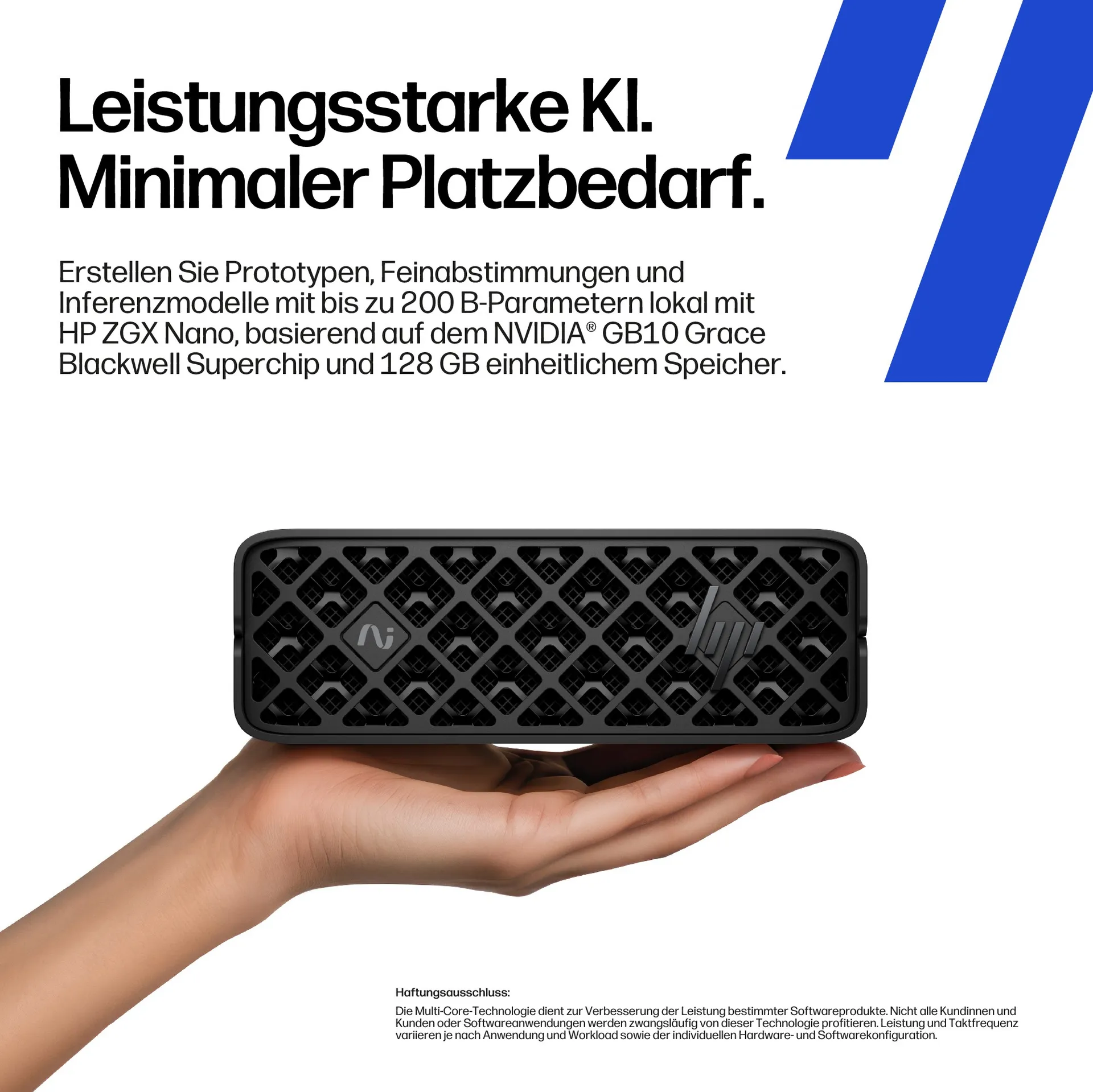 HP ZGX Nano G1n AI GB10 128 GB LPDDR5x-SDRAM 4 TB SSD Linux Mini PC Arbeitsstation AI Workstation, AI PC Schwarz – Bild 5