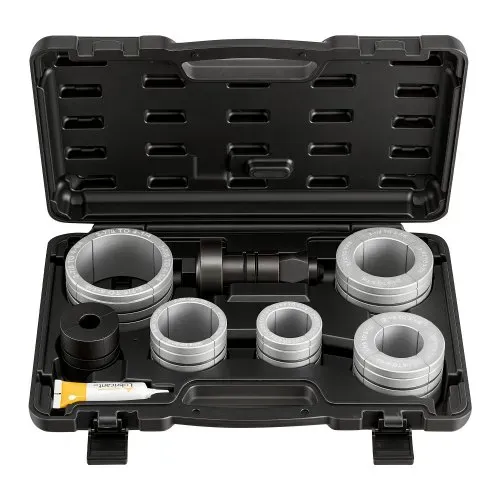 VEVOR 12 tlg. Auspuffrohr-Aufweitungs-Satz, Auspuffaufweiter mit 7 Präzisionshülsen aus Stahl & Aluminium für 41,27-107,95 mm Endrohre, Auspuffrohr-Expander mit Werkzeugkasten für Autos KFZ LKW PKW – Bild 10