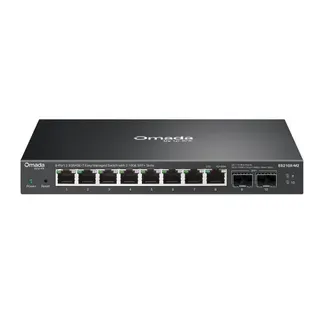 TP-Link Switch easy managed 10 Port • 8x 2.5GbE • 2x SFP+ • Lüfterlos • Omada • ES210X-M2 TP-Link Switch easy managed 10 Port • 8x 2.5GbE • 2x SFP+ • Lüfterlos • Omada • ES210X-M2