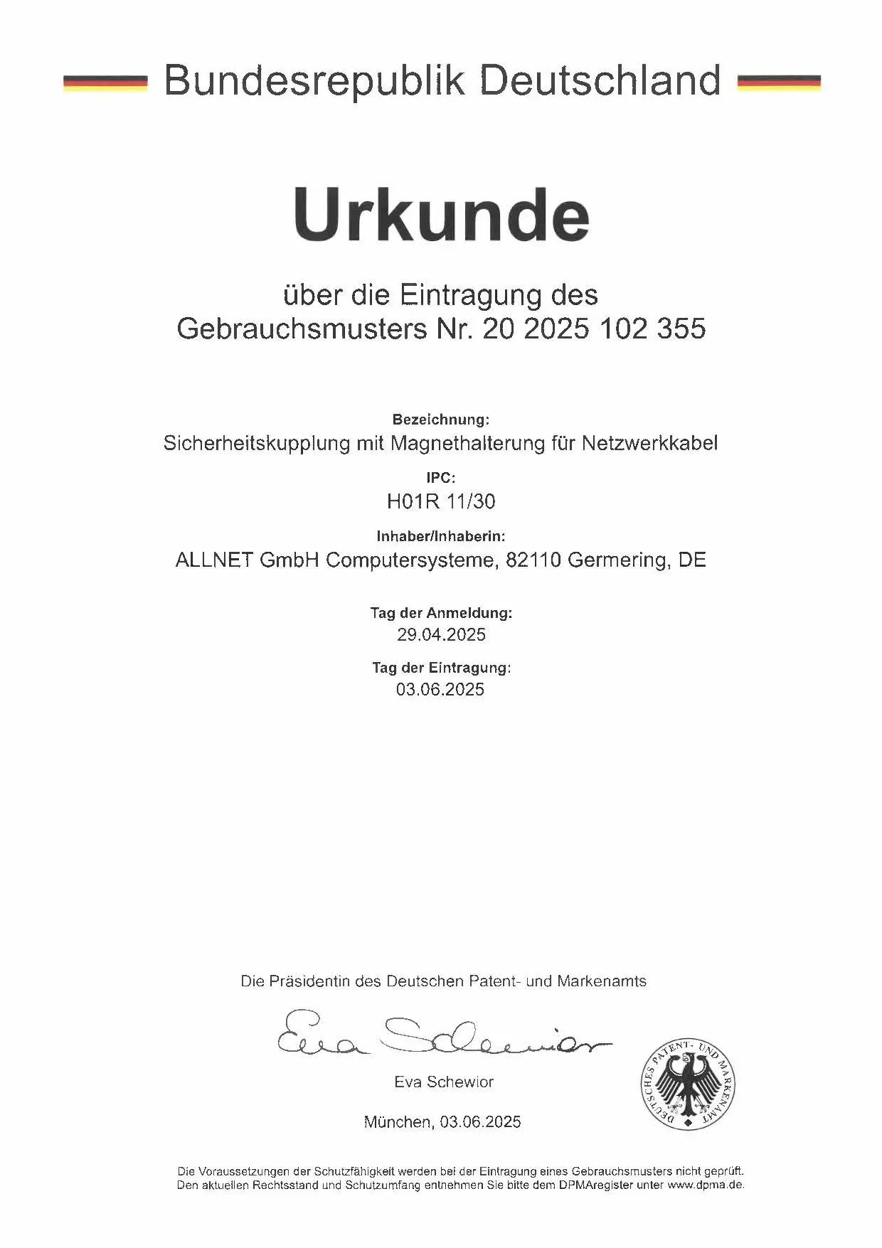 TP-TP Kupplung,CAT6A,Buchse,1:1 ,8-pol., RJ45, Sicherungskupplung, Abwurfbuchse, PoE fähig, bis zu 10GBit (ABS Gehäuse) - ALL-RJ45-Magnet-V2 – Bild 8