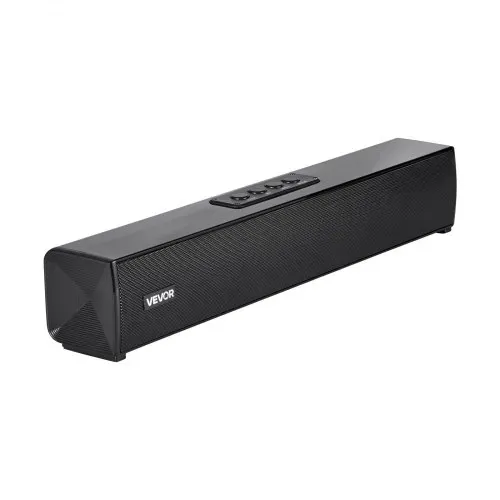 VEVOR Soundbar für Smart TV, 2.0-Kanal, 450 mm kompakte TV-Lautsprecher für Projektor, Bluetooth-AUX-Anschluss, Fernbedienung, 80-W-Surround-Soundsystem für PC-Heimkino-Audio – Bild 10
