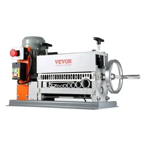 VEVOR Kabelabisoliermaschine Elektrisch 1,5-36mm Kabelschälmaschine 370W Abisoliermaschine 11 Abisolierkanäle Abisolierzange mit Kurbel 65-Mn-Federstahl Klinge Ideal zum Abisolieren von Kupferdraht – Bild 9