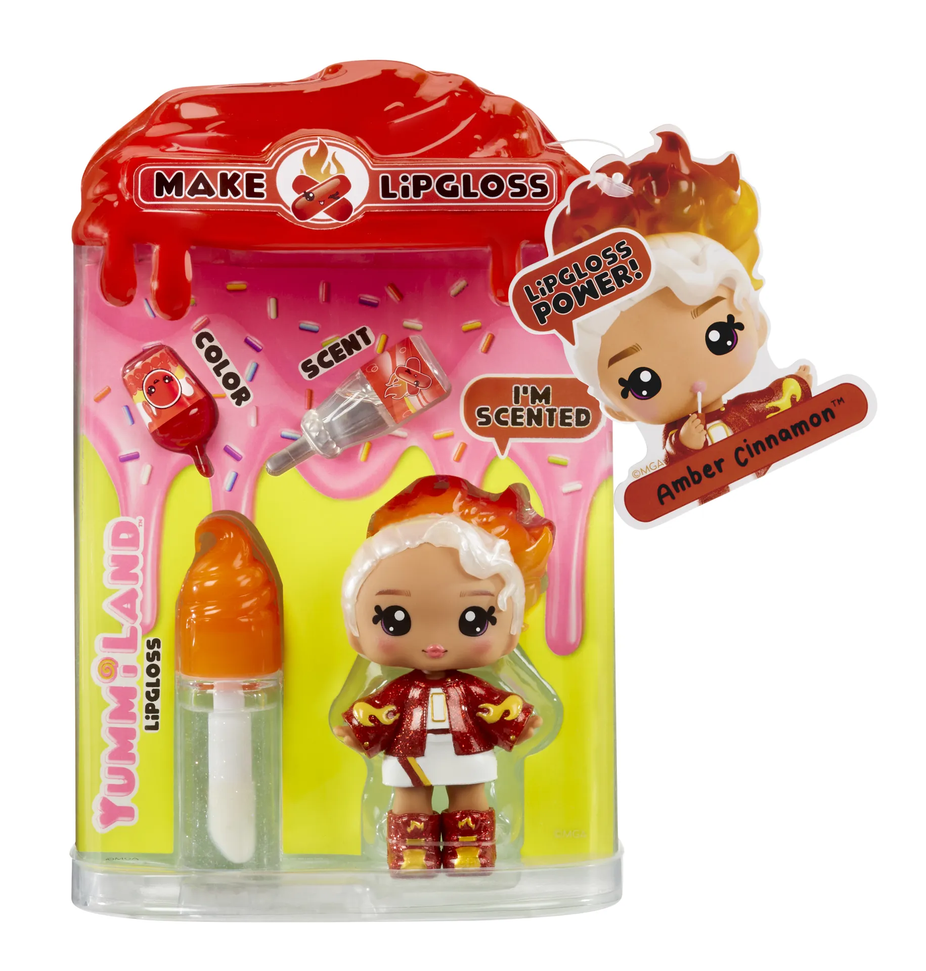 MGA Entertainment Yummiland Lip Gloss Doll Series 2- Cinnamon Spice (Amber Cinnamon) – Bild 6
