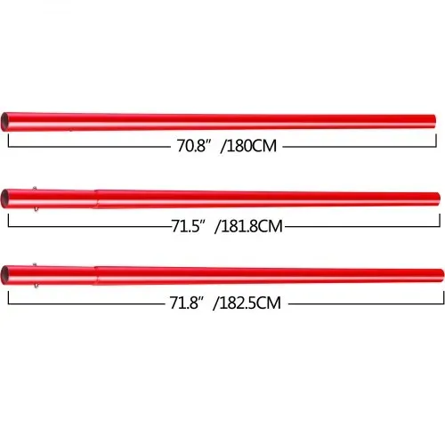 VEVOR Bull Float Concrete Float 1200X300 mm, Komplette Betonwerkzeug Kelle Satz Grifflänge 3 x1.8 m Glättekelle Stahl Boden Einstellbar Bauhilfe – Bild 7