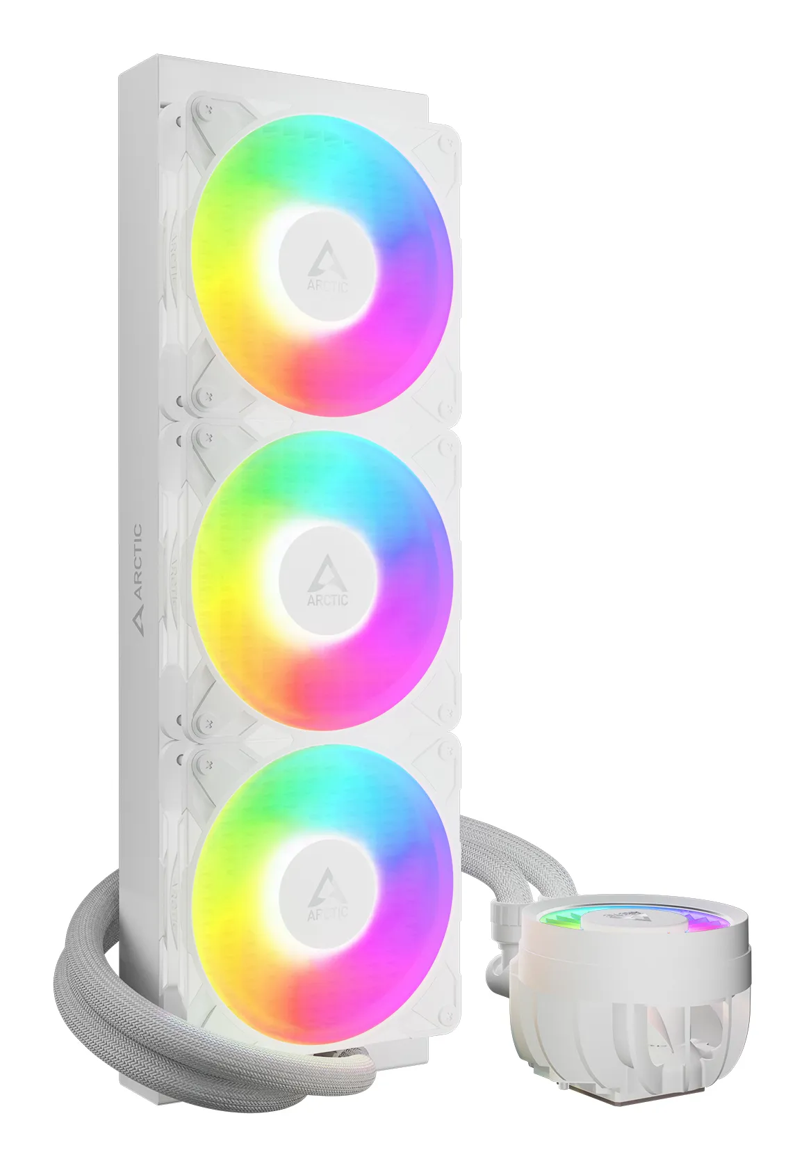ARCTIC Liquid Freezer III Pro 360 A-RGB (White) - Multikompatibler All-in-One CPU-Wasserkühler mit A-RGB – Bild 2