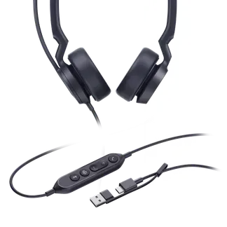 Yealink Headset – UH44 Dual Teams USB-C/A Yealink Headset – UH44 Dual Teams USB-C/A