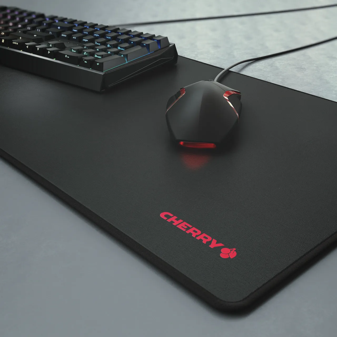 CHERRY MP 2000 Gaming-Mauspad Schwarz – Bild 2