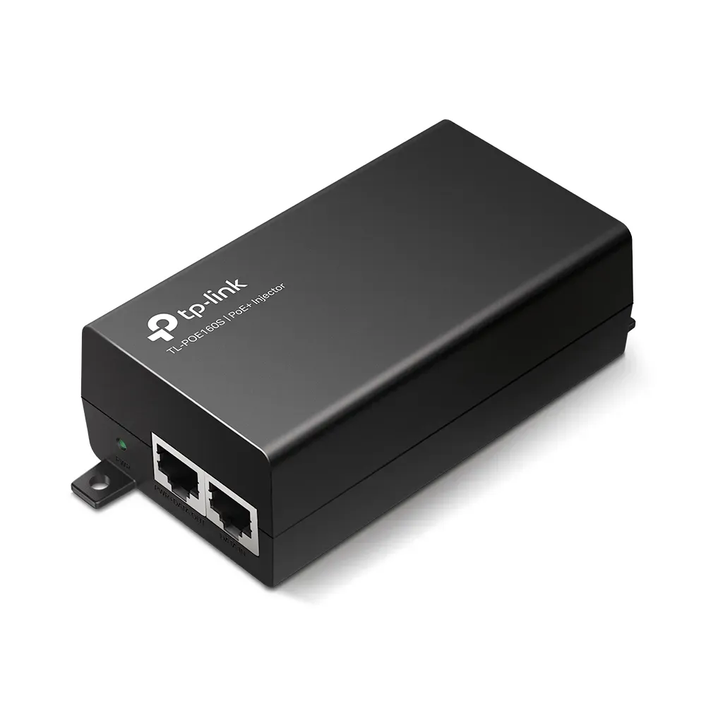Omada by tp-link PoE160S – PoE+ Injector AdapterPORT: 1× Gigabit PoE Port Omada by tp-link PoE160S – PoE+ Injector AdapterPORT: 1× Gigabit PoE Port