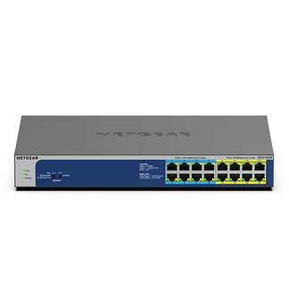 NETGEAR GS516UP Unmanaged Gigabit Ethernet (10/100/1000) Power over Ethernet (PoE) Grau NETGEAR GS516UP Unmanaged Gigabit Ethernet (10/100/1000) Power over Ethernet (PoE) Grau