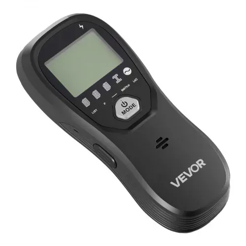 VEVOR Balkenfinder, Wandscanner, 5-in-1, elektronischer Multidetektor mit intelligentem Sensor, hochauflösendem LCD-Display & Audioalarm, für Metall, Wechselstromkabeln, Balken, Rohren, Schwarz – Bild 10
