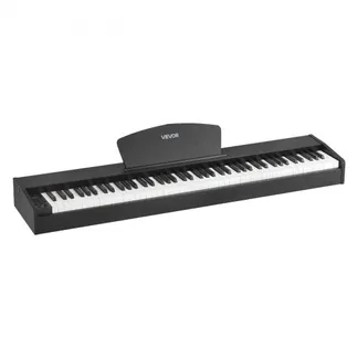 VEVOR Gewichtetes Digitalpiano, 88 Tasten vollgewichtet, E-Piano Doppeltastatur & Lautsprecher mit Notenständer, Sustain-Pedal, Aufnahmefunktion, 280 Töne, Kabellose Verbindung, für Anfänger, Schwarz VEVOR Gewichtetes Digitalpiano, 88 Tasten vollgewichtet, E-Piano Doppeltastatur & Lautsprecher mit Notenständer, Sustain-Pedal, Aufnahmefunktion, 280 Töne, Kabellose Verbindung, für Anfänger, Schwarz
