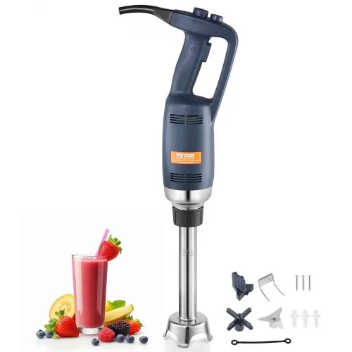 VEVOR kommerzieller Stabmixer Handmixer 350 W, 254 mm stufenloser Stabmixer mit variabler Drehzahlen und Edelstahlklinge, tragbarer Mehrzweckmixer für Suppen, Saucen, Kartoffelpüree, Sahne VEVOR kommerzieller Stabmixer Handmixer 350 W, 254 mm stufenloser Stabmixer mit variabler Drehzahlen und Edelstahlklinge, tragbarer Mehrzweckmixer für Suppen, Saucen, Kartoffelpüree, Sahne