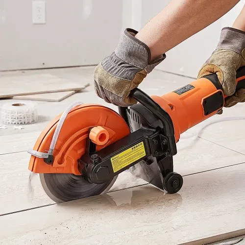 VEVOR 3 Stk. Diamanttrennscheiben 230mm, Diamant-Sägeblätter mit 22,2mm Bohrung & 10mm Segmenthöhe, Max. 5500 U/min Diamantscheiben für Trocken/Nass Schneiden, Trennscheibe für Beton Mauerwerk Stein – Bild 7