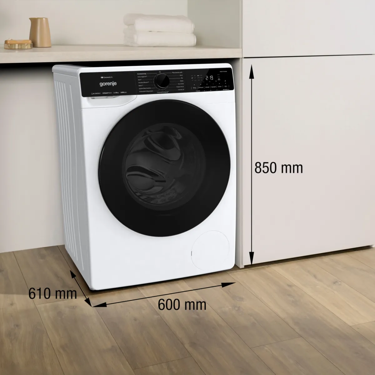Gorenje Waschmaschine WPNA14A3TS BK070 – Bild 2