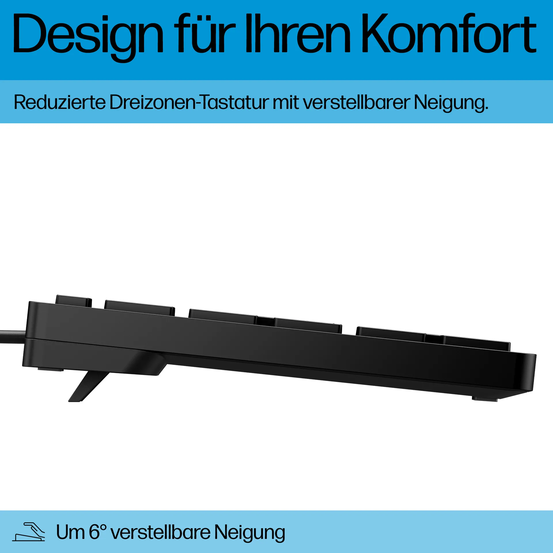 HP 320K-Tastatur für Desktop-PC, kabelgebunden – Bild 5