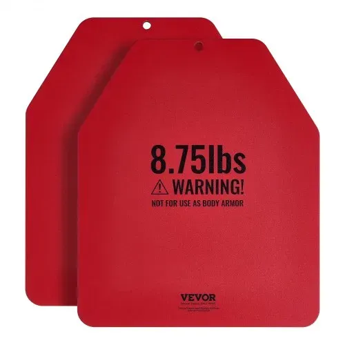 VEVOR Gewichtsplatten für Gewichtswesten 8 kg Set (2 x 4 kg), Flache Gewichtswestenplatten für WODs & Funktionelles Training, Ergonomisches Zusatzgewicht für Krafttraining, Laufen und Fitness, Rot – Bild 8