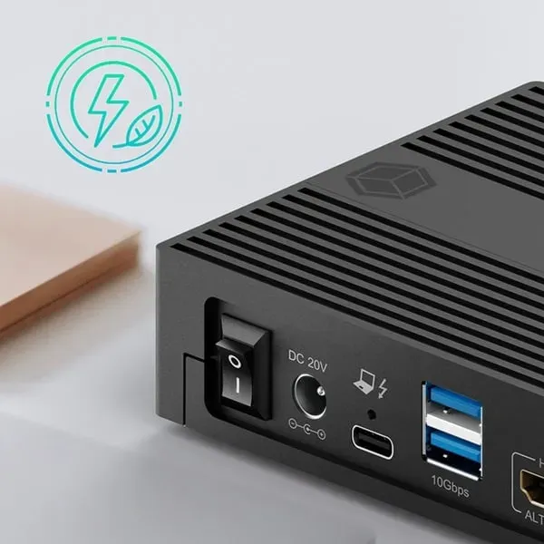 ICY BOX IB-DK2246AC, DisplayLink Notebook DockingStation, DisplayLink® und DP Alt Mode, 2x DisplayPort™ oder 2x HDMI® plus 1x HDMI® Schnittstelle bis zu 4096 – Bild 3
