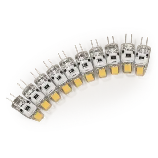 LED-Stiftsockellampe McShine “Silicia COB“, G4, 1W, 110lm, warmweiß, 10er-Pack LED-Stiftsockellampe McShine “Silicia COB“, G4, 1W, 110lm, warmweiß, 10er-Pack