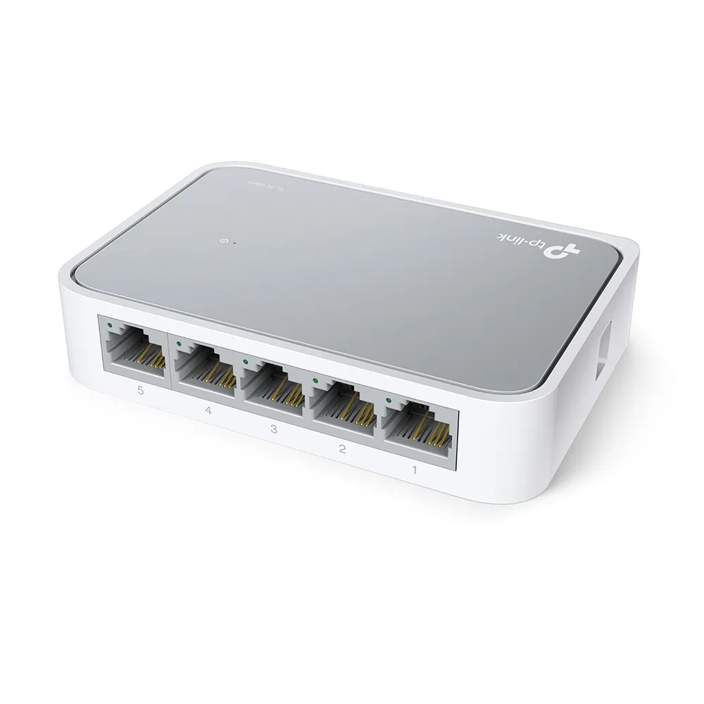 TP-Link - TL-SF1005P - 5-Port 10/100 Mbps Desktop Switch with 4-Port – Bild 2