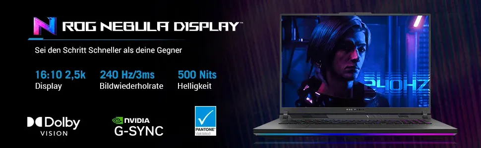 ASUS ROG Strix G18 G814FP-S9006W AMD Ryzen™ 9 9955HX Laptop 45,7 cm (18") WQXGA 32 GB DDR5-SDRAM 1 TB SSD NVIDIA GeForce RTX 5070 Wi-Fi 6E (802.11ax) Windows 11 Home Deutsch Grau – Bild 7