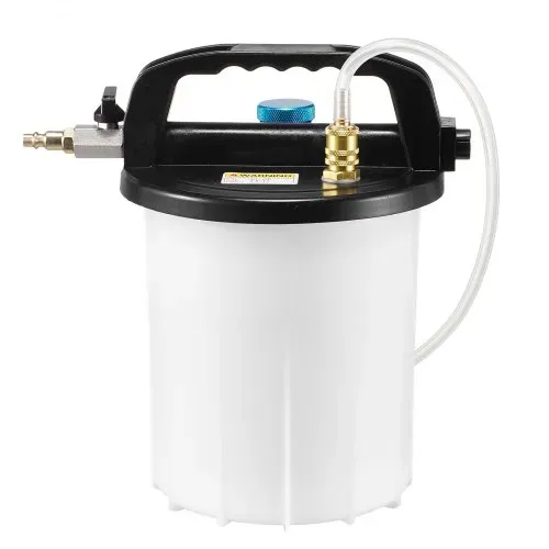 VEVOR Bremsenentlüfter Set 3 L Bremsflüssigkeitsabsauger mit 1 L Siphon-Nachfüllflasche und 13 Schlauchverbindern, komplettes Bremsflüssigkeitsentlüfter mit verlängertem Silikonschlauch und Griff – Bild 8