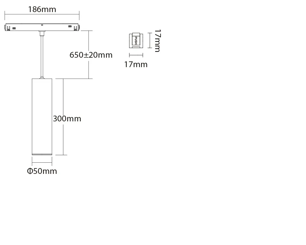 MiBoxer MC2-09B-ZR LED 48V Track Pendant Light CCT Zigbee 3.0 + 2.4G 9W – Bild 6