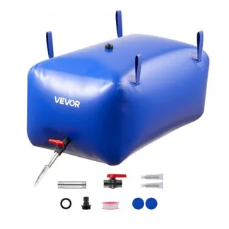VEVOR Wasserspeicherblase, 240 L PVC-Weichwasserbeutel, Wasserspeicherbehälter, auslaufsicherer & verschleißfester Wohnmobil-Wassertank für die Bewässerung im Outdoor, Camping VEVOR Wasserspeicherblase, 240 L PVC-Weichwasserbeutel, Wasserspeicherbehälter, auslaufsicherer & verschleißfester Wohnmobil-Wassertank für die Bewässerung im Outdoor, Camping