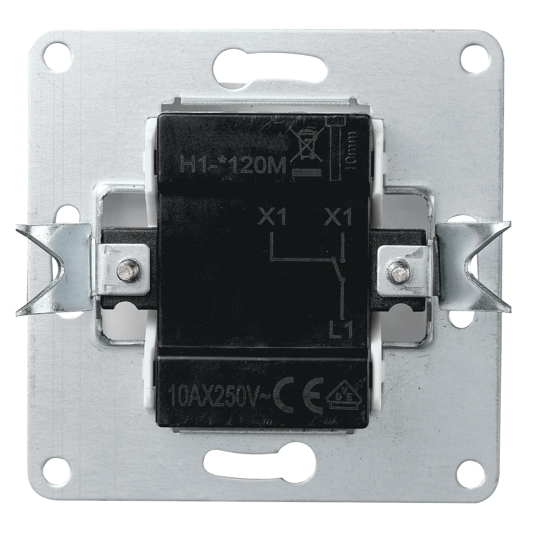 Kreuzschalter McPower ''Cup'', 250V~/10A, UP, weiß – Bild 2