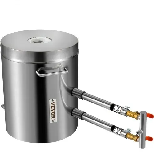 VEVOR Schmelzofen Propan Metall Schmelzofen 12 kg, Edelstahl Schmelzofen Gas 1482 ℃ inkl. 2 x Brenner, 1 x Tiegel, Schmiede Messerherstellung Schmiedeset für Kupfer, Aluminium, Gold, Silber usw. – Bild 8