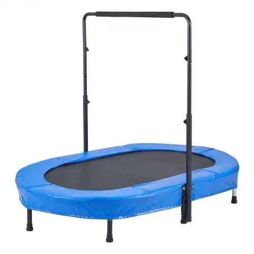 VEVOR Kindertrampolin Indoor / Outdoor-Trampolin faltbares Mini Trampolin mit Griff, Rebounder-Trampolin Gartentrampolin für Kleinkinder, Geburtstagsgeschenk für Kinder ab 3 Jahren für Spaß, Blau – Bild 10