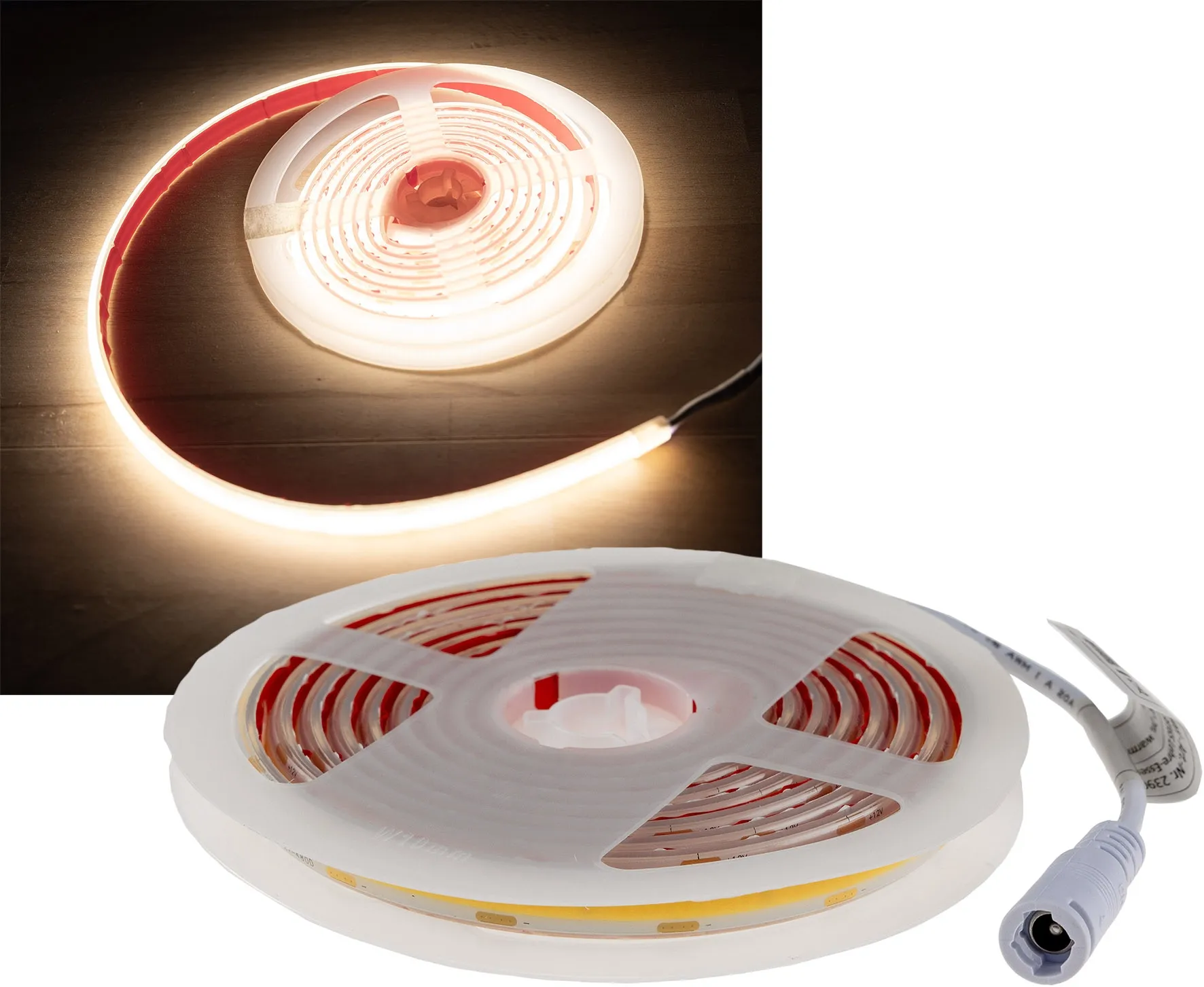 LED-Stripe „CLS-COB V2“ 2m, neutralweiß 12V, 19W, 1916 Lumen LED-Stripe „CLS-COB V2“ 2m, neutralweiß 12V, 19W, 1916 Lumen
