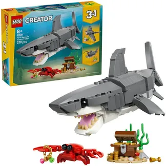 31381 Creator 3-in-1 Wilder Hai mit Schatztruhe, Konstruktionsspielzeug 31381 Creator 3-in-1 Wilder Hai mit Schatztruhe, Konstruktionsspielzeug